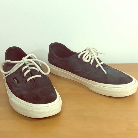 blue suede tennis shoes